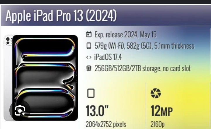 iPad 13 Pro
