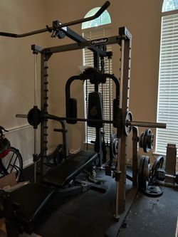 Nautilus Smith Machine + Home Gym + Bench + 430 lbs Weights - $777 OBO