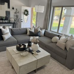 Living Spaces Sectional 