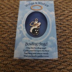 BOWLING ANGEL PIN.  NEW.  PICKUP ONLY.
