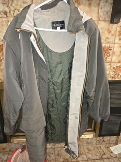 Women Sage Green Winter Coat 2/3 XL