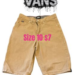 VANS SHORT BOYS GREAT CONDITION SIZE 10 ❤️M14