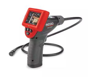 RIDGID CA-25 Micro Visual Inspection & Diagnostic Handheld Camera w/ 2.7 in. Color Display, 4 ft. Fixed Waterproof Camera Cable