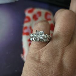 Cubic Zirconia Wedding Set