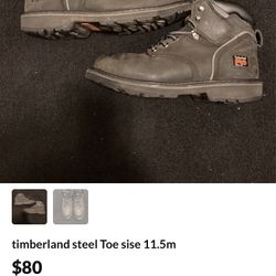 timberland steel Toe sise 11.5m