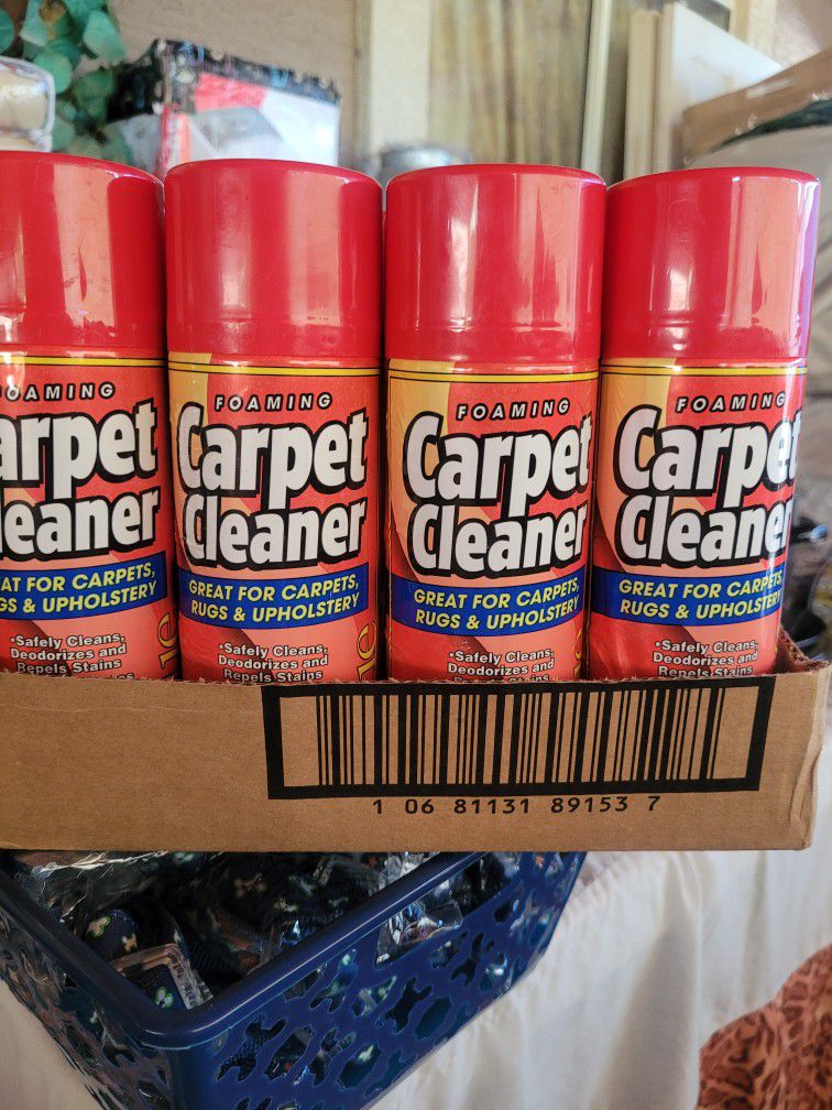 New 11 Cans of Foaming Carpet Cleaner 
