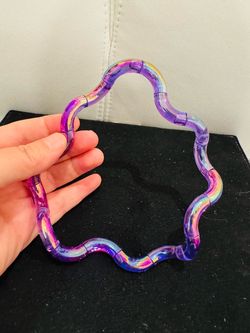 Purple Iridescent Fidget Toy – Sensory Stress Relief