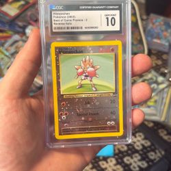 Best Of Game Promo Cgc 10 Hitmonchan