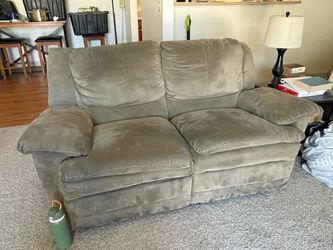 Beige Couch / Loveseat/ Recliner