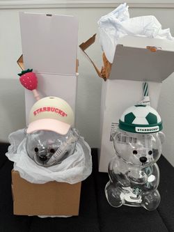 Starbucks Bearista Glass Cup