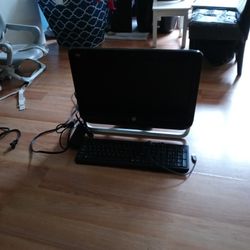 Hp Computer Monitor And Keyboard