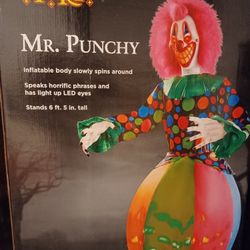 Mr Punchy Inflatable Halloween Decor 