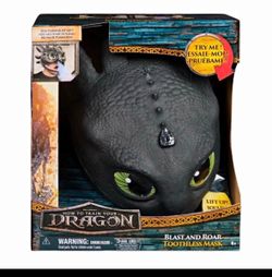 NEW Blast and Roar Toothless Mask How to Train Your Dragon Movie Halloween
