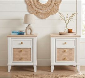Custom Boho Chic Nightstand Set (American Signature)