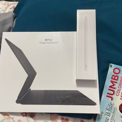 Apple Magic Keyboard And Apple Pencil ( 2nd Generation)