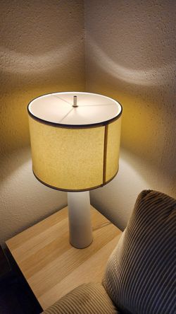 White Ceramic Table Lamp