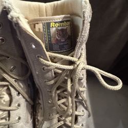 Rombar Desert Tactical Boots Size 27 Camo Military Style Lace & Zip 8.5 -9 men’s women 10-10.5