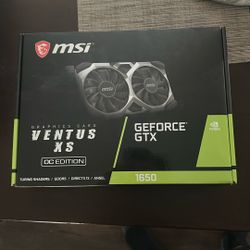 GEFORCE GTX 1650 (oc edition)