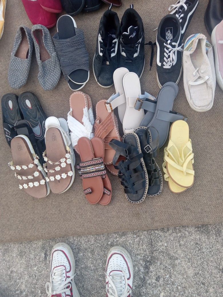 Shoe Variety Size 9 and mostly10.
