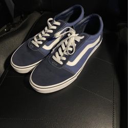 Blue Vans Size 10