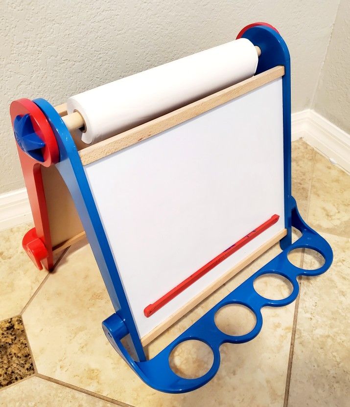Kids Chalk And Dry Erase Table Top Board.