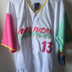 Nike Authentic San Diego Padres Manny Machado #13 City Connect Jersey – Size 52 – NWT