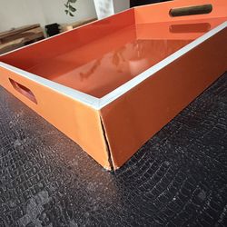 West Elm decorative serving tray