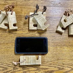 Wooden Phone Stands 