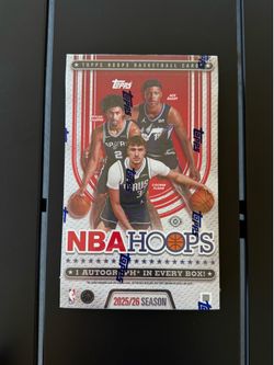 2025-26 Topps NBA Hoops Sealed Hobby Box