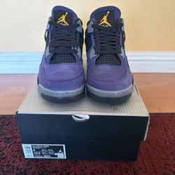 Jordan 4 Retro Lakers Size 9 Available