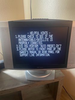 Emerson lcd color tv   20in