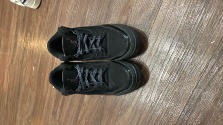 JORDAN 3 BLACK CATS, BARELY WORN