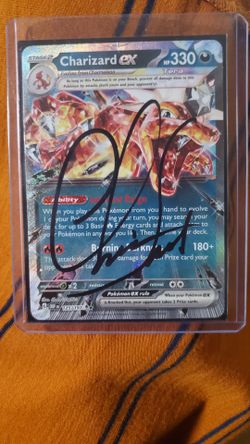 Charizard Ex Stage 2 SIGNED