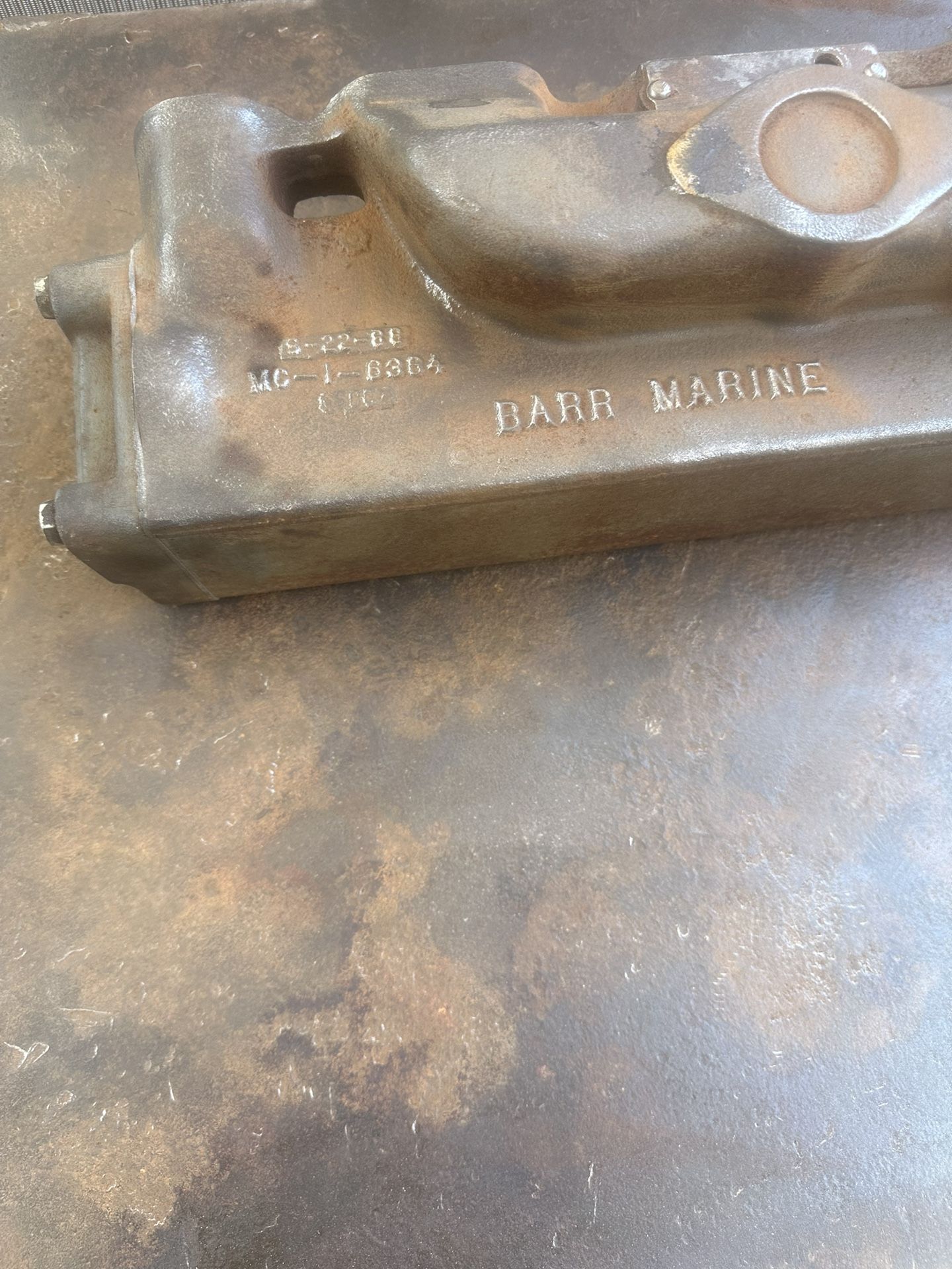 Barr Marine GM Inline 6 Cylinder Manifold