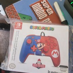 Nintendo Switch Super Mario pdp Controll + Super Mario pdp Headset