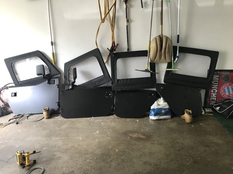 Half doors for Jeep jk