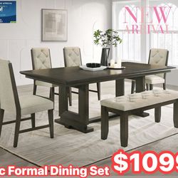 Formal Dining Set 6 Pc 