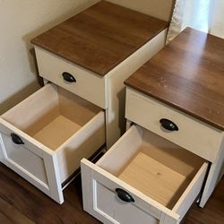 Rolling Side Tables Take Both For $80