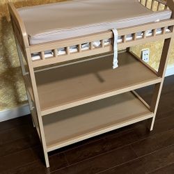 Baby Changing Table With Added Changing Pad