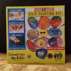 Hide & Seek Rock Painting Kit NEW IN BOX