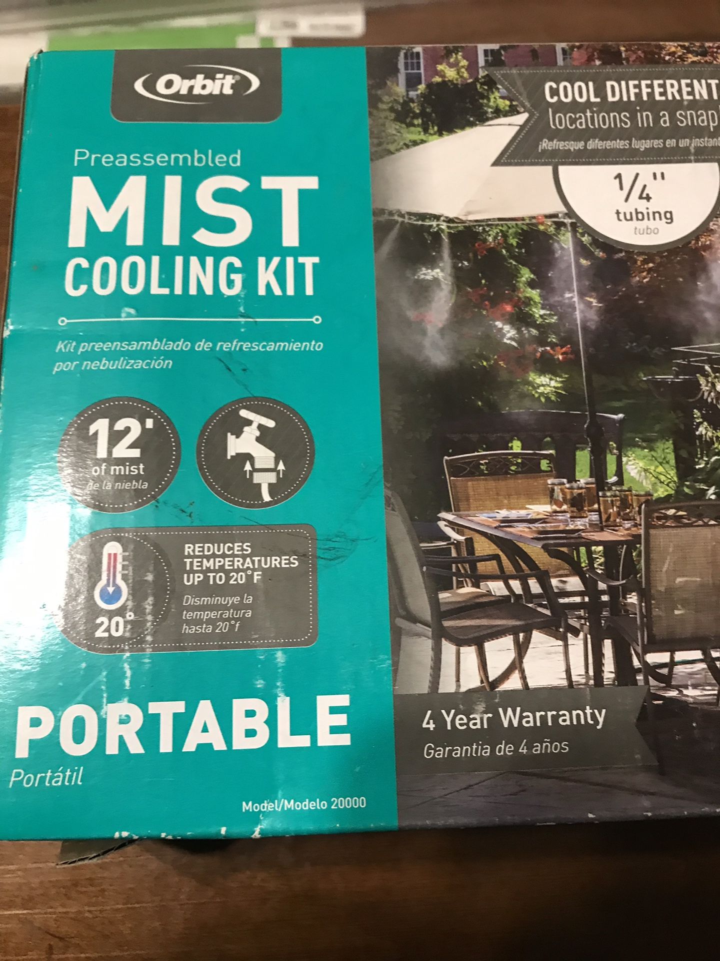 New Orbit portable cooling mist kit