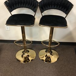 2 Pc Bar Stools 