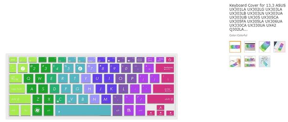 Keyboard cover for Asus 13.3 laptop