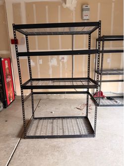 Storage shelves