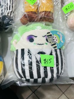 NEW Halloween Beetlejuice Greeters , plush toys , PRICES ON VIDEO “27ave and Glendale “