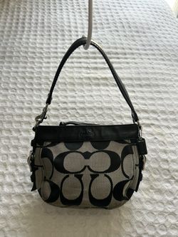 Coach Signature Canvas  Mini Zoe Bag 