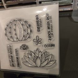Succulent  Stamp & Die Set