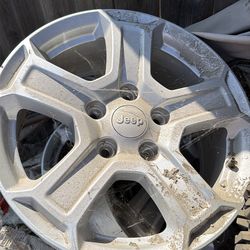 Jeep wrangler wheels stock 17s