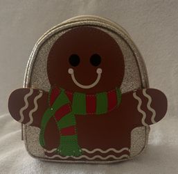 Bath And Body Works Gingerbread Man Makeup Bag *Brand New*