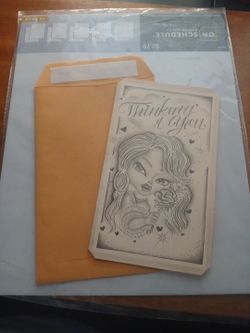 Prison art cartoon handmade greeting cards